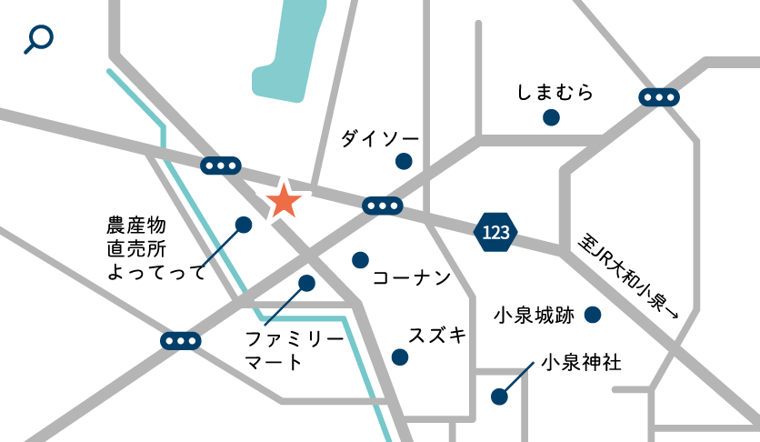 スノーランドリー 阪南店の周辺地図
